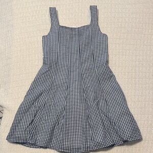 Blue Checkered Abercrombie Kids Dress (size 9/10)